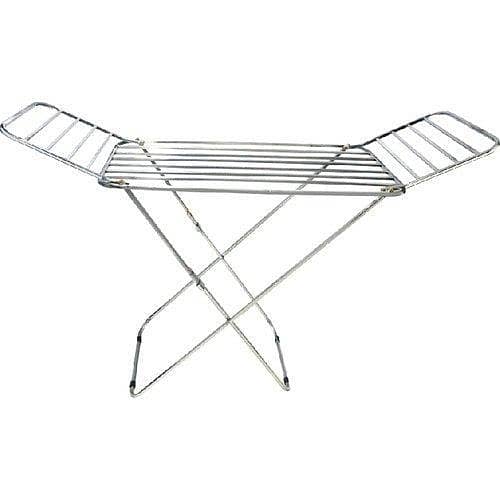Cloth Drying Stand – Folding Indoor Clothes Rack with Thick Rods