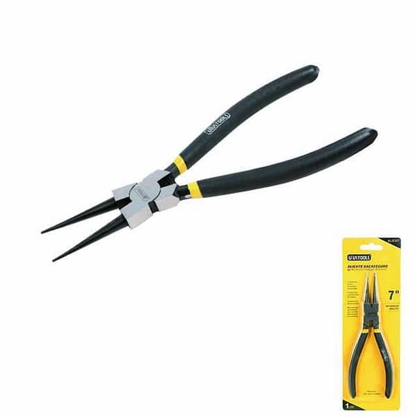 UYUS Internal Circlip Pliers - Straight, 7-Inch