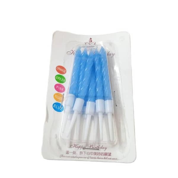 HAPPY BIRTHDAY Relightable Magic Cake Candles – Pack of 10