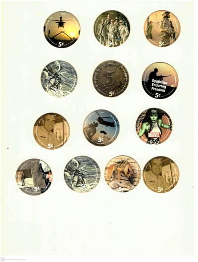 Original US Military AAFES Pogs Combat Lot (Kandahar Airfield)