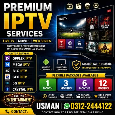 Opplex IPTV | Geo IPTV | B1G | Netflix | Premium Streaming