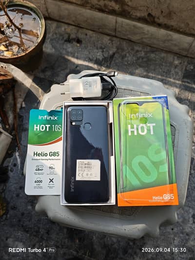 Infinix Hot 10S | 6+128GB | Dual Sim Official PTA