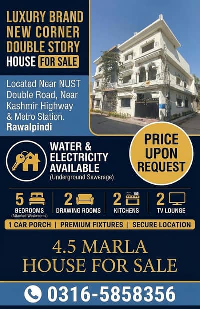 ‎Luxury New Corner Double Story House For Sale