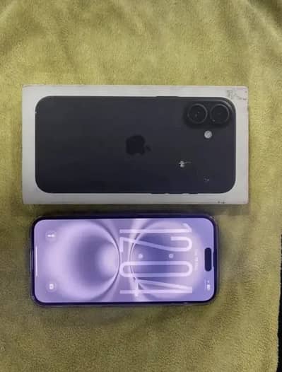 Apple iPhone 16 Plus jv 128gb black color