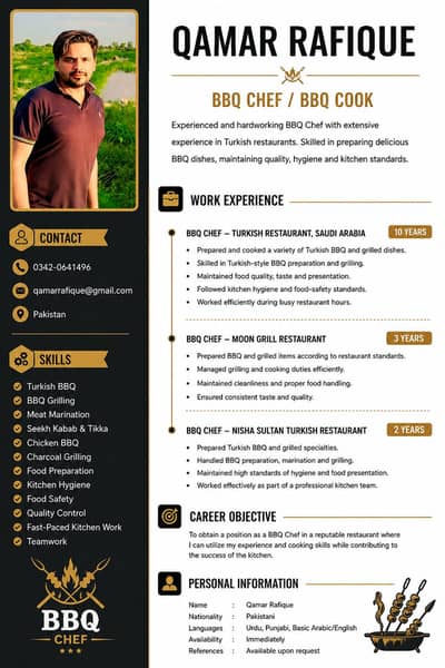 BAR B Q chef