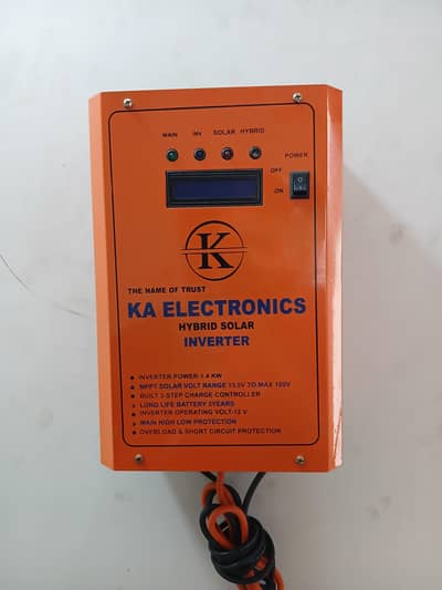 Hybrid solar inverter 1400waat fully automatic