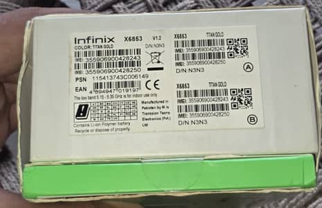 Infinixe not 40 8 256gb all accessories original