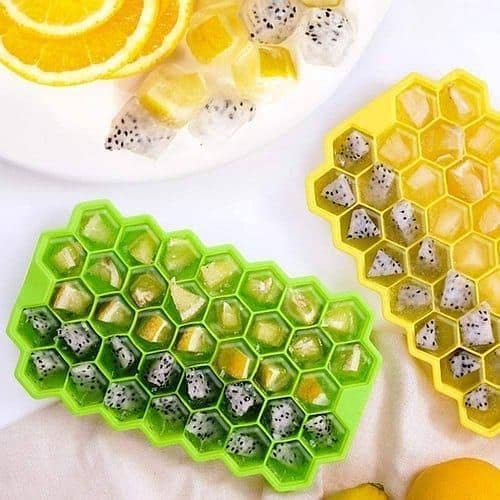 Silicone Ice Cube Tray – Flexible Easy Release Ice Mold for Kitchen & Drinks