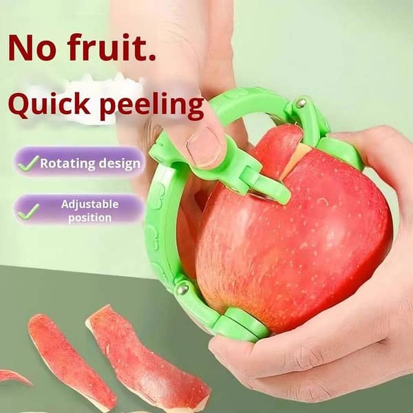 Household Kitchen Quick Peeler Rotating Fruit Peeler Adjustable Apple Potato Vegetable Peeling Tool Manual Handheld Peeler