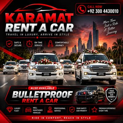 Self Drive Rent A Car/Car Rental Services/Prado/Revo/Bulletproof cars
