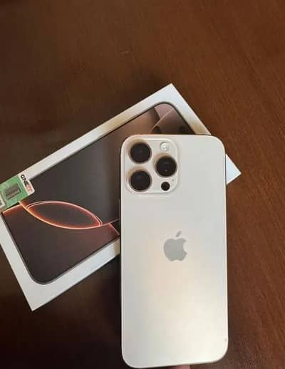 iphone 16 pro max official pta approved tottly geniune 512gb