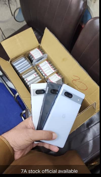Google Pixel 7A & 8A full stock available