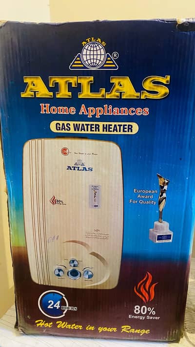 Atlas 8 Litres Instant Gas Water Heater (Brand New Box packed)