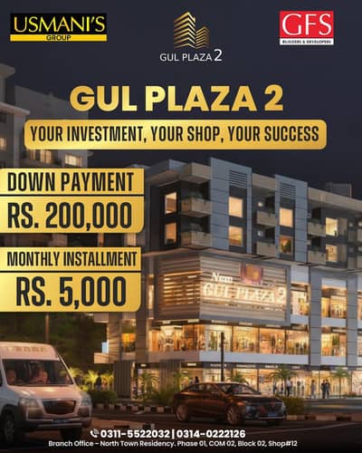 Hot Location shops available on installments