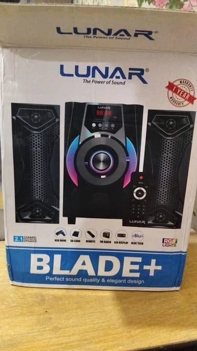 lunar blade plus speakers brand new condition