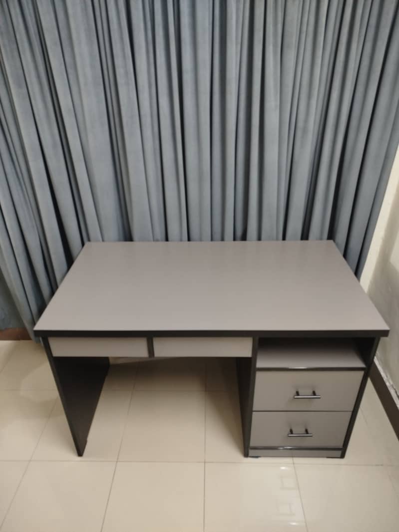 Computer Table /Study Table/ Office Table / Gaming Table (Grey/Black) 2