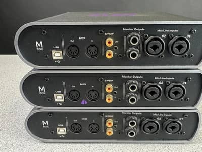avid 3rd generation m box audio interface sound card