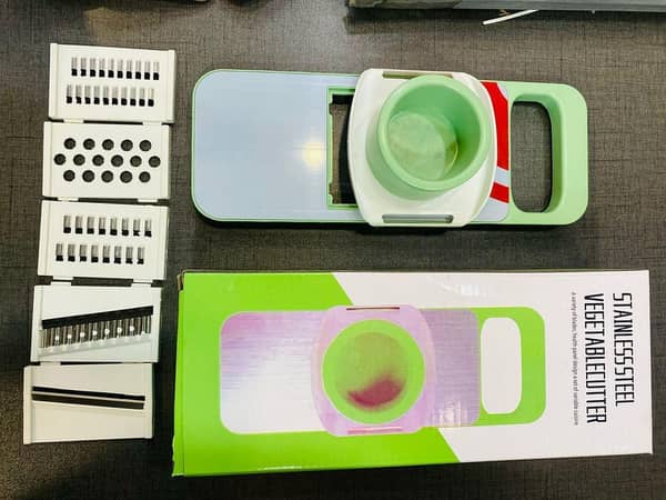 5 in 1 Vegetable Slicer & Cutter – Multi Function Chopper with Sharp Blades