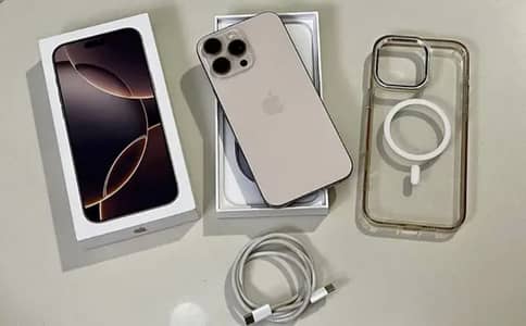 iphone 16 pro max official pta approved tottly geniune 512gb