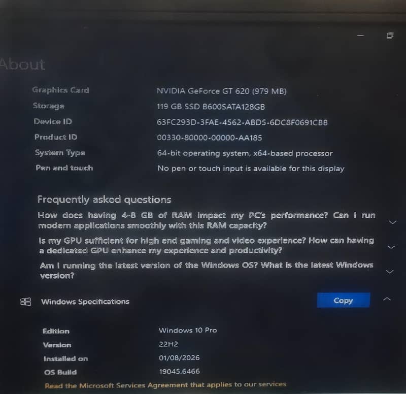 Dell OptiPlex 7010 PC 8