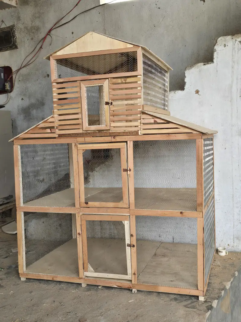 wooden cage high quality size 5x3x6.2ft — photo 2