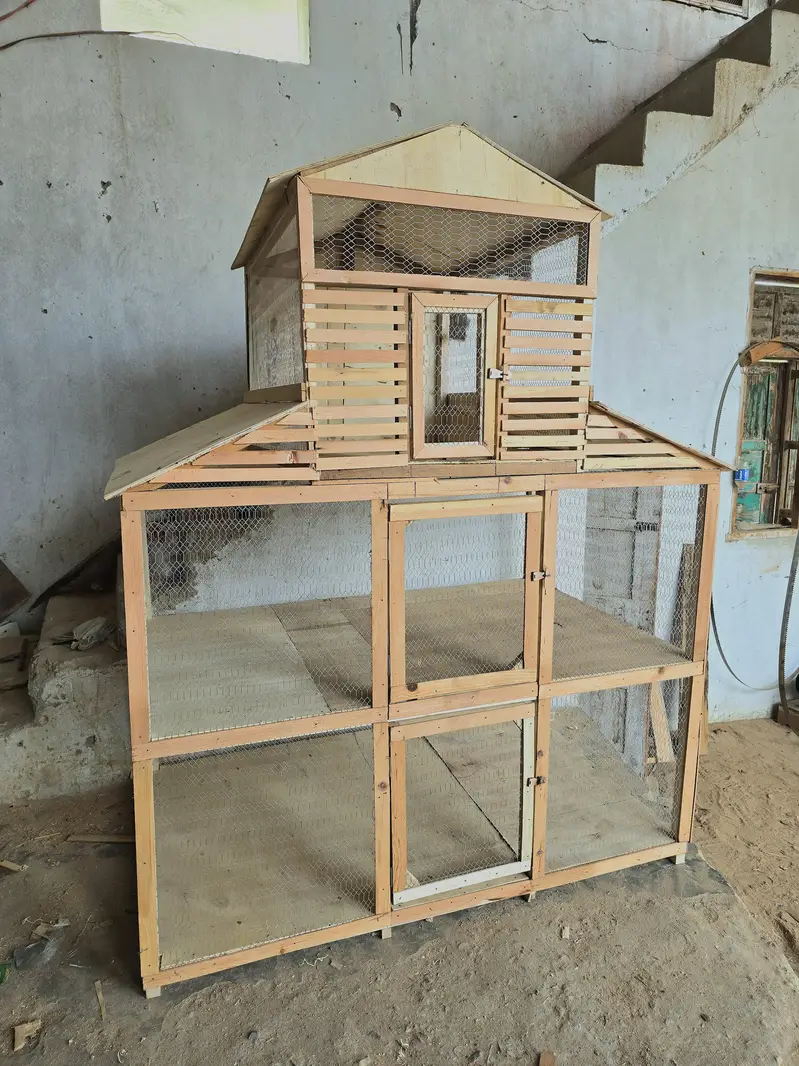 wooden cage high quality size 5x3x6.2ft — photo 2