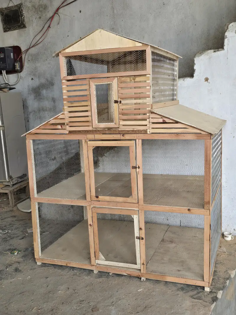 wooden cage high quality size 5x3x6.2ft — photo 6