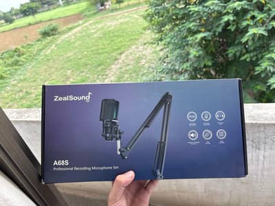 ZealSound A68S Professional RGB USB Condenser Microphone Set