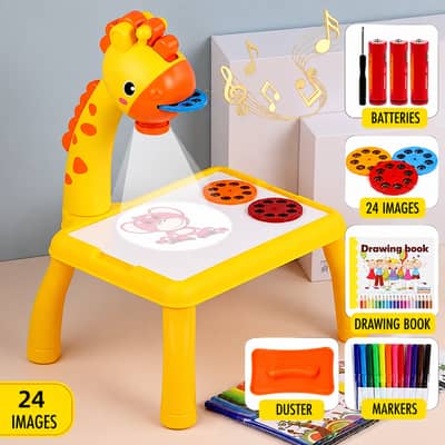 Giraffe Kids Drawing table or Drawing projector available Delivery