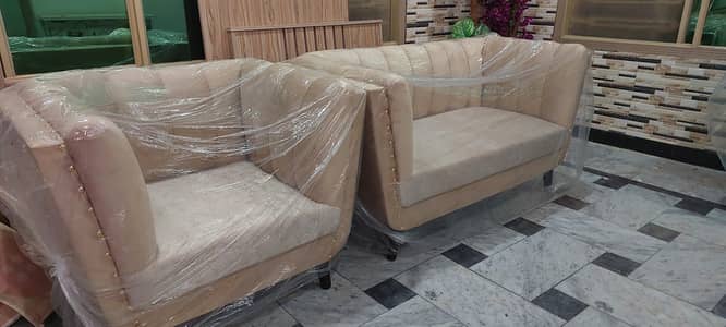 Sofa Set 7 seater solid wood structure new condition never used