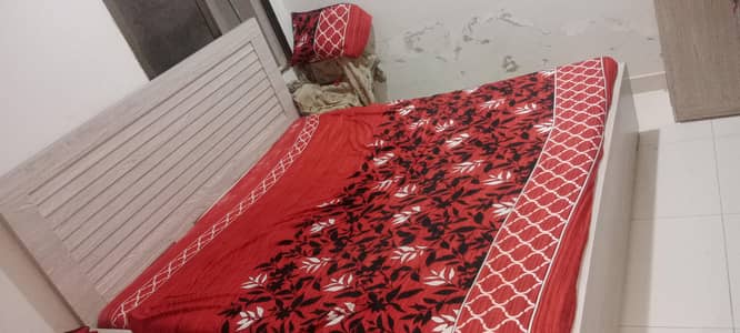 king size bed with matress dressing side tables