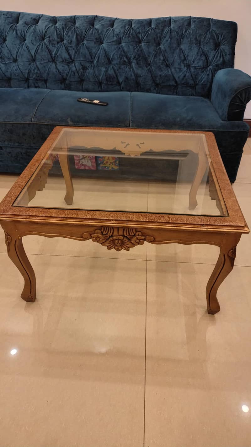 Original Sheesham solid wood center table ( read description ) 1