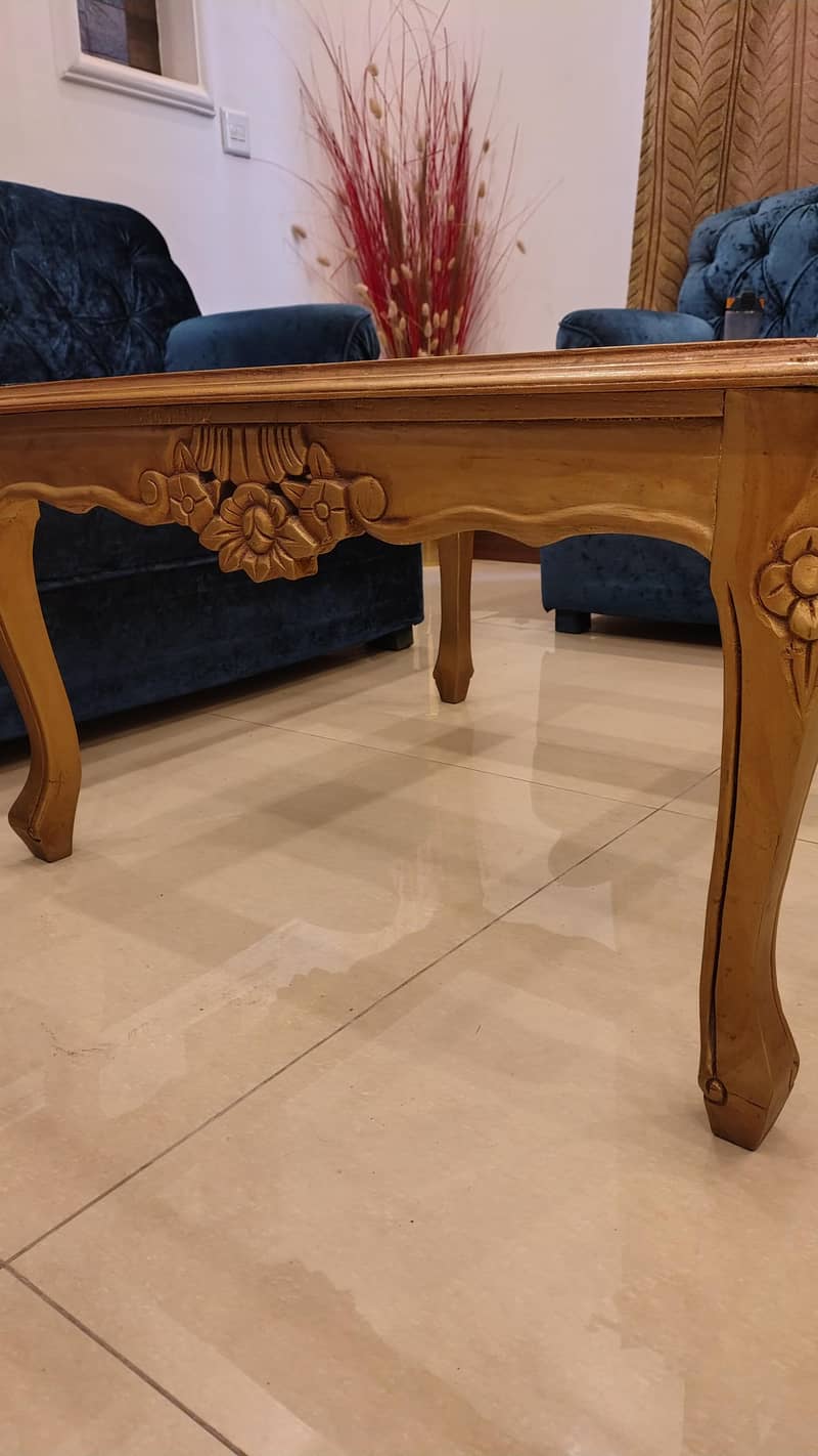 Original Sheesham solid wood center table ( read description ) 2