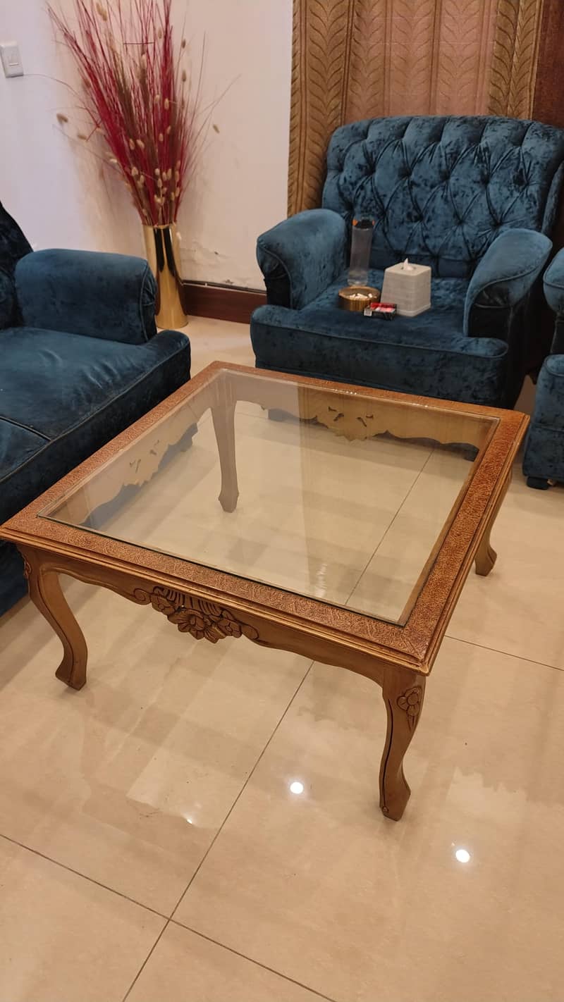 Original Sheesham solid wood center table ( read description ) 4