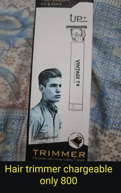 Hair trimmer chargeable