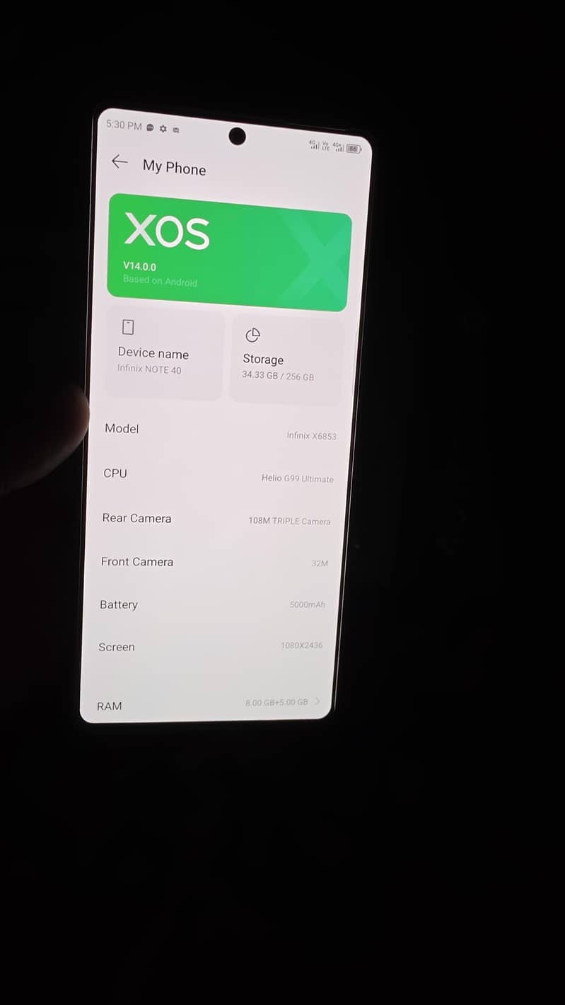 Infinix Note 40 5