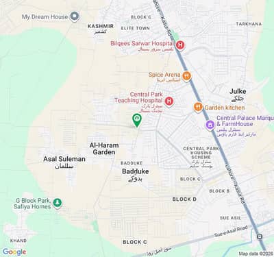 5MARAL Facing park plus JAMA MASJID IDEAL LOCATION near market school plot for sale