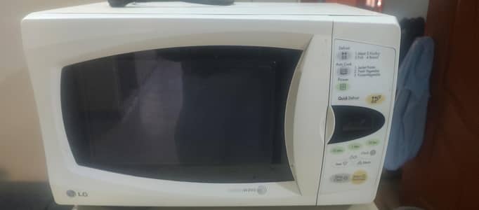 LG microwave working