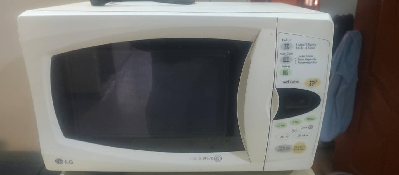 LG microwave working 0