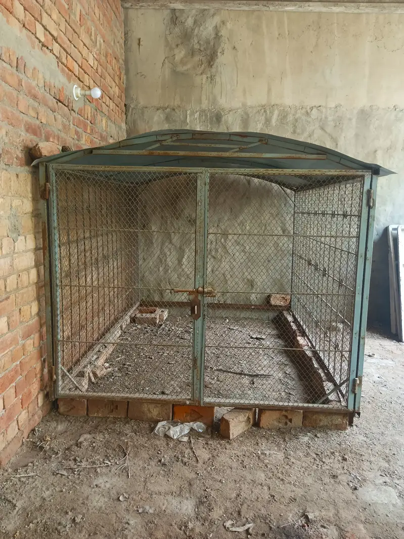 Large Heavy Duty Iron Cage for Dogs & Pets — photo 2