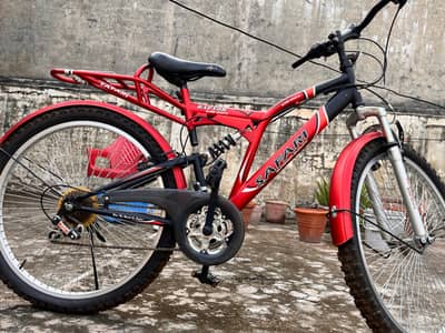 Safari Raptor 21 Speed Geared Mountain Bike | Full suspension | 9/10