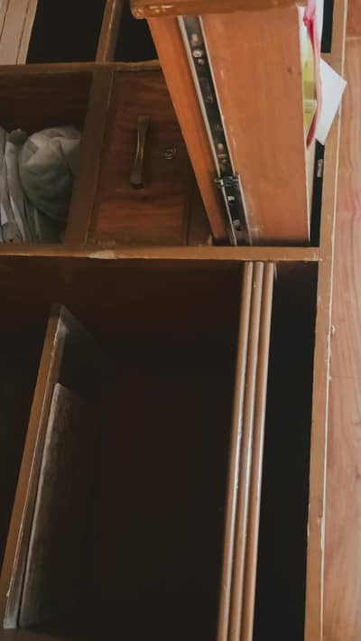 Vintage Solid Wooden Storage Cabinet