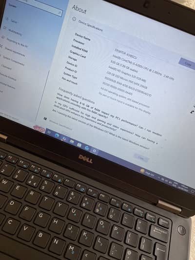 Dell i5 6th Generation