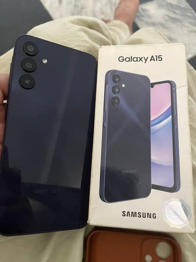 Samsung A15 8/256 PTA Approved with box 10/10 Condition