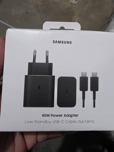 Samsung 45 Watt charger with 5 amp charger