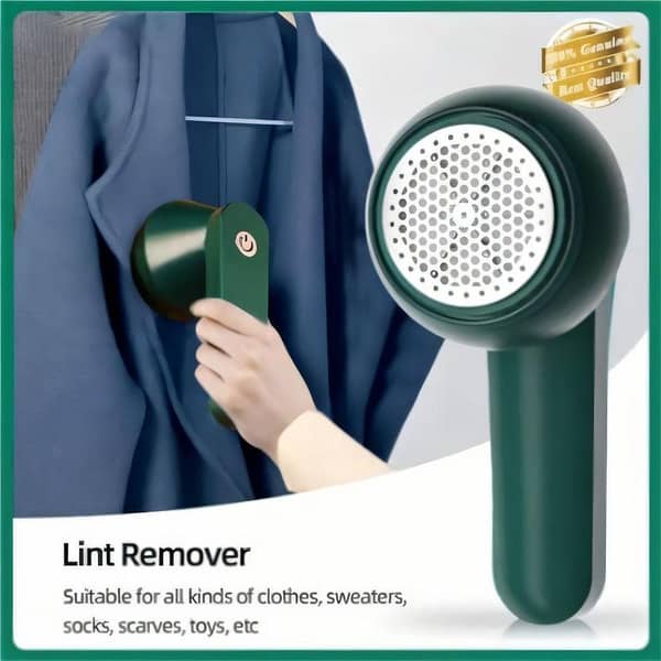 Electric Lint Remover for Clothes – Rechargeable Fabric Shaver, Powerful Fuzz Remover for Wool, Sweaters and Blankets