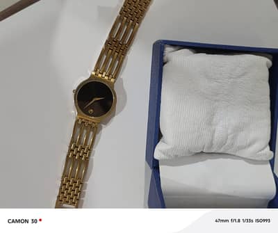 movado quartz branded antique piece