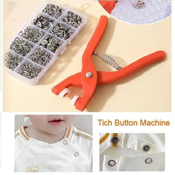 High-Quality Metal Snap Button Pliers Tool for Clothes, Bags & DIY Sewing – Snap Fastener Fixing Pliers