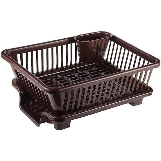 Dish Drying Rack with Tray for Plates, Bowls and Utensils – Kitchen Organizer