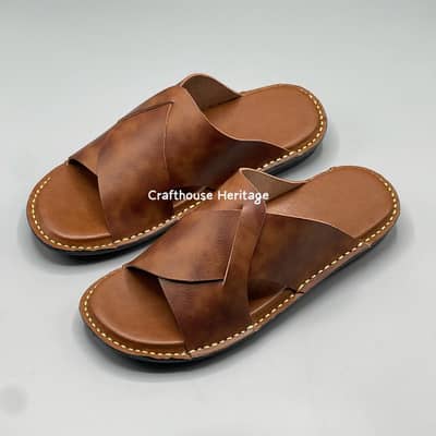 Men Peshawari Chappal / Handmade Leather Chappal / Peshawari Sandal